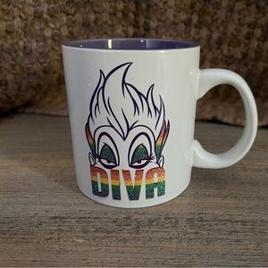 Disney Rainbow Pride Collection Ursula Diva Little Mermaid 14OZ. Coffee Mug